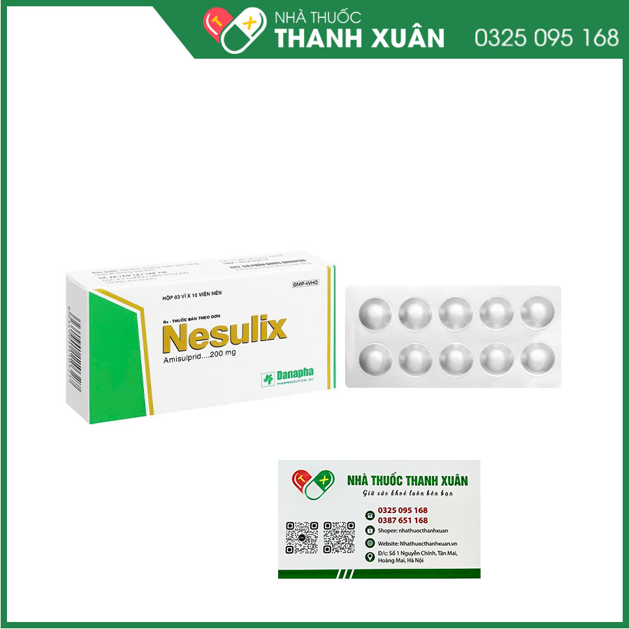 Nesulix điều trị các triệu chứng của bệnh tâm thần phân liệt